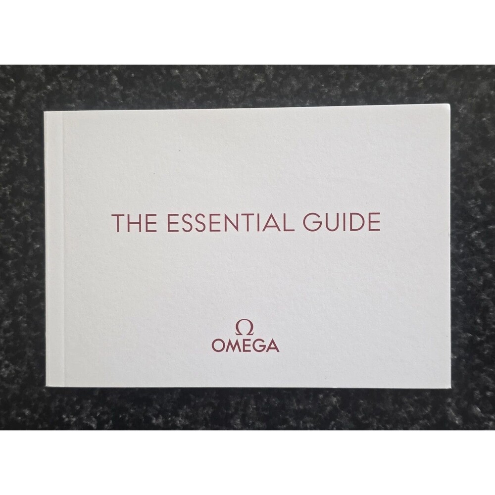 OMEGA WATCH "THE ESSENTIAL GUIDE" BOOKLET BRAND NEW